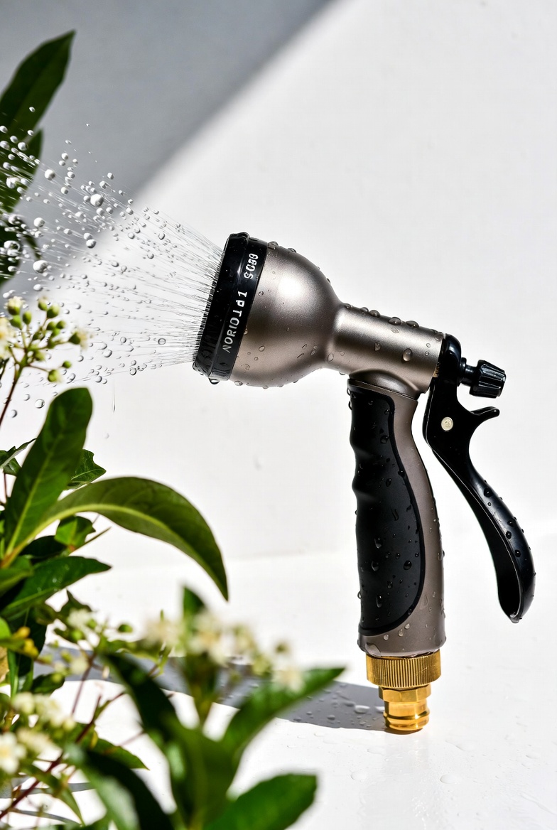 Adjustable Garden Hose Nozzle with 10 Spray Patterns